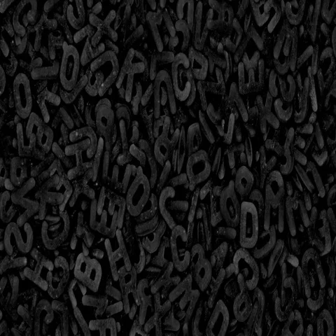Alphabetic chaos by background. Stock Footage 69441008