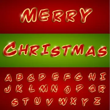 Alphabetic font sticker style Stock Illustration