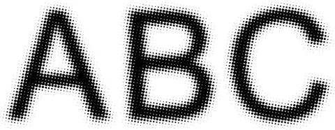 Alphabetic fonts Stock Illustration