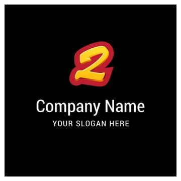 Alphabetical logo design with creative typography vector Stock Illustration