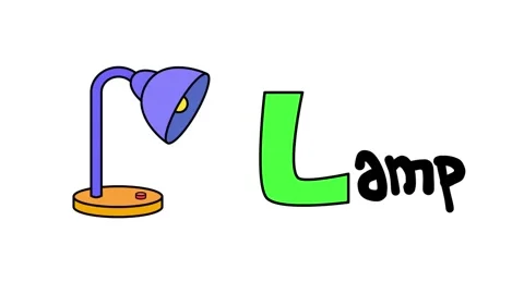 Alphabets series with object from K to O animation video good for education.. Stock Footage 245992761