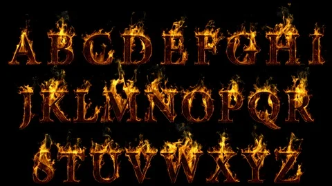 AlphabetWholeFilled Stock Footage 87298207