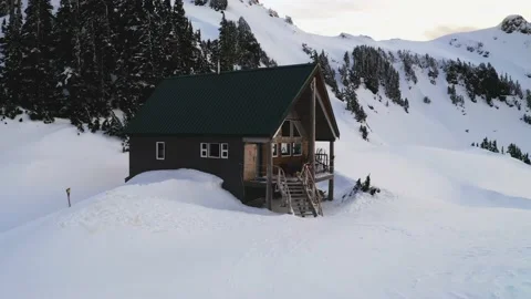 Alpine Cabin Stock Footage 171887632