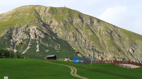 Alpine Cable Car Video stock 33361783