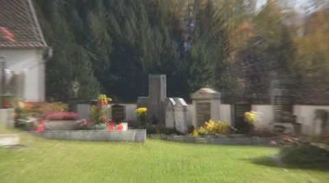 Alpine Cemetery Video stock 22520938