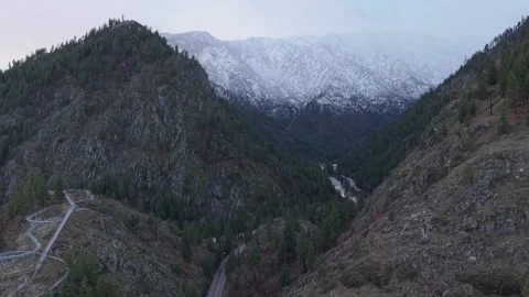 Alpine Coaster on Rocky Mountain Hillside in Leavenworth Washington Stock-Footage 344767863