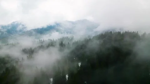 Alpine Elegance from Above: Drone View of Swiss Peaks Stock Footage 256835694