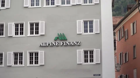 Alpine Finance Property Chur Stock Footage 138213482