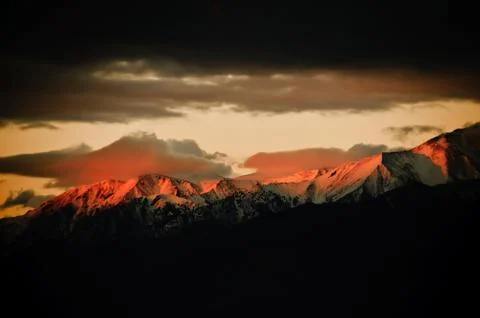 Alpine glow Stock Photos