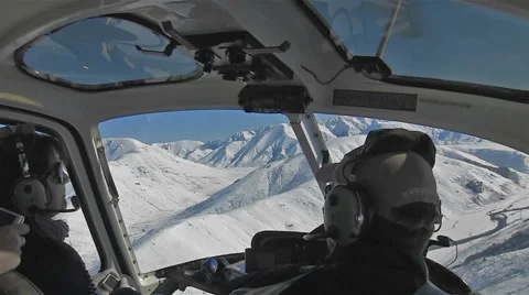 Alpine Helicopter1 库存影片 62943121