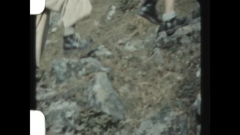 Alpine Hike 1957 Stock Footage 290929093