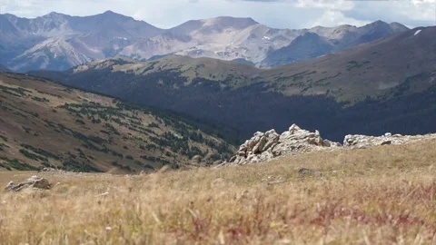 Alpine Howling Wind Video stock 74863973