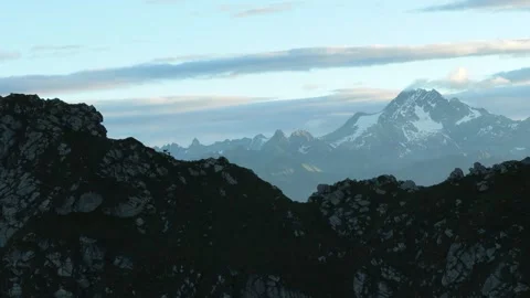 Alpine ibex (capra ibex) stambecco Stock Footage 245430151