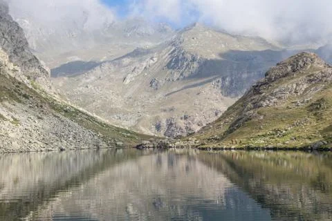 Alpine lake Stock Photos