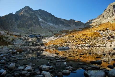 Alpine lake Stock Photos