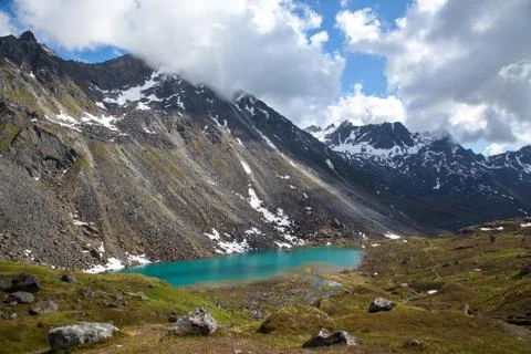 Alpine lake 写真素材