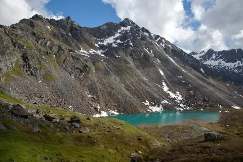 Alpine lake 写真素材