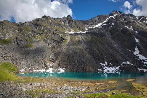 Alpine lake 写真素材