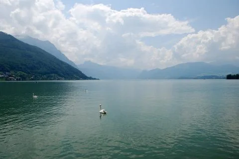 Alpine lake Stock Photos