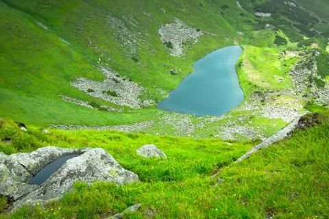 Alpine lake Foto stock