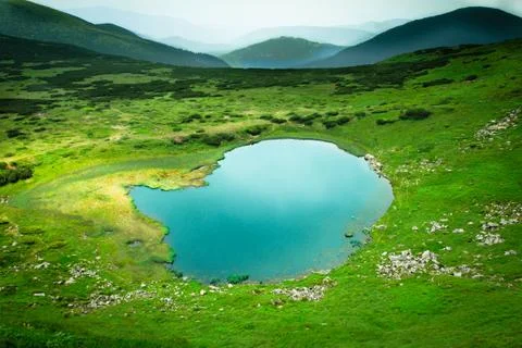 Alpine lake Stock Photos