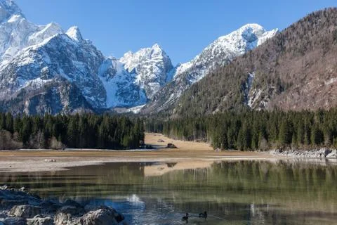 Alpine lake Stock Photos