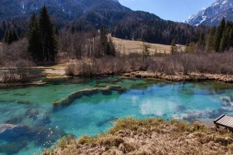 Alpine lake Stock Photos