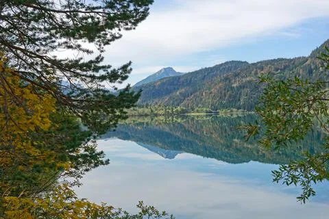 Alpine lake Stock Photos