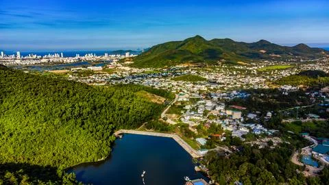 Alpine lake. Foto stock