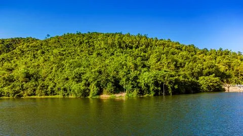 Alpine lake. Foto stock