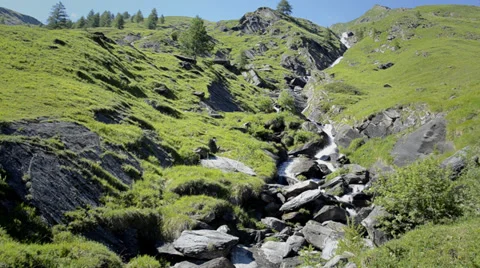 Alpine landscape Stock Footage 34357391