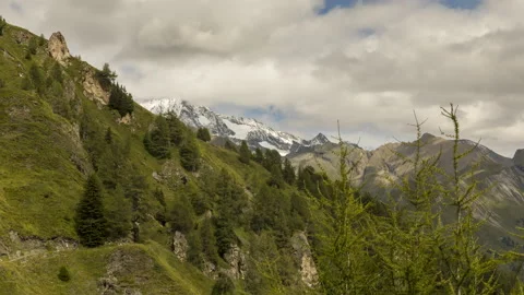 Alpine Landscape with Grossglockner Stock Footage 139162308