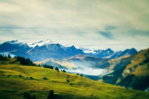 Alpine Landscape Stockfoto's