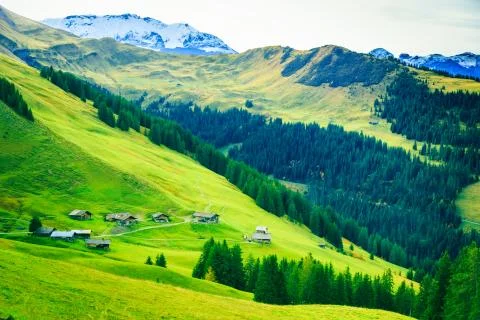 Alpine Landscape 스톡 사진