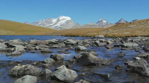 Alpine landscape in summer 4k 库存影片 41628593