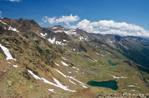 Alpine landscape in summer Foto stock