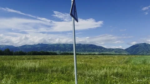 Alpine meadows in a mountain valley. Stock Footage 301693517