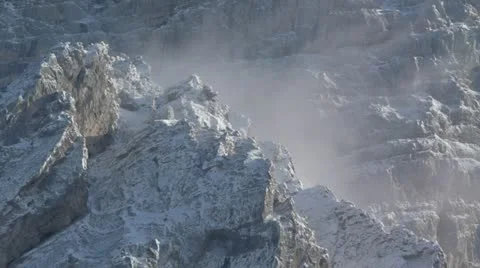 Alpine mist Vídeo Stock 12736222