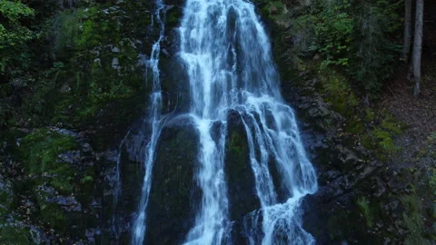 Alpine Mountain Panoramic Scenery View Stock-Footage 229858094