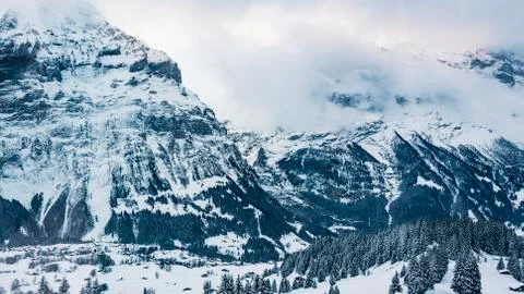 Alpine mountain scenery Foto stock
