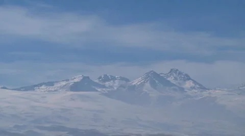 Alpine Mountain Timelapse Stock Footage 1048194