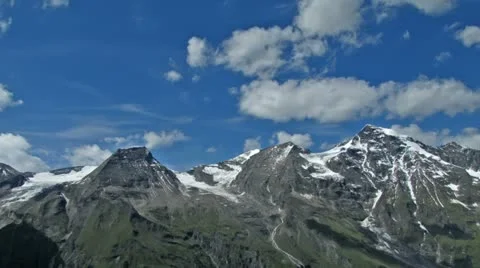 Alpine Mountains Clouds Timelapse Stock-Footage 18197380