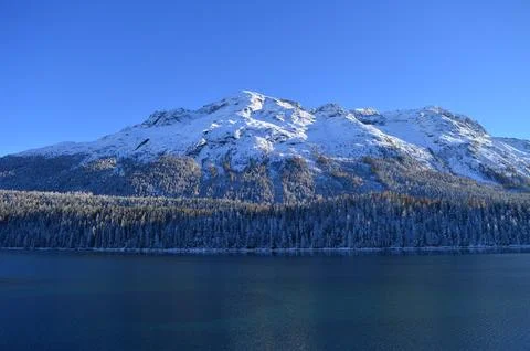 Alpine mountains Stock Photos