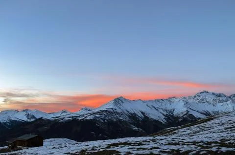 Alpine mountains Stock Photos