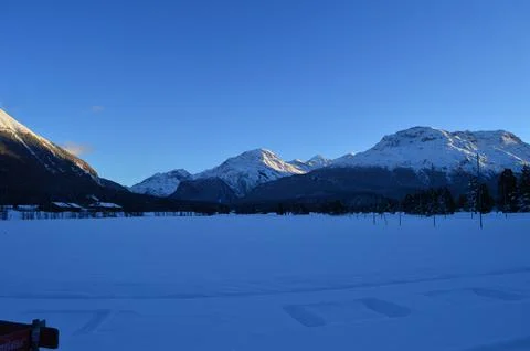 Alpine mountains Stock Photos