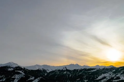 Alpine mountains Stock Photos