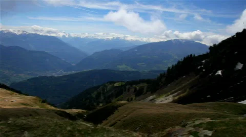 Alpine panorama Stock Footage 821728