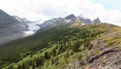 Alpine panorama Stock Footage 8553178