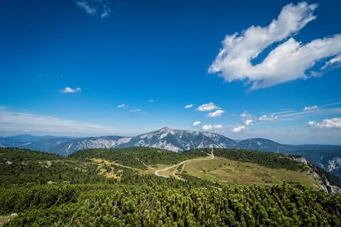 Alpine panorama Stock Photos