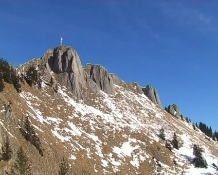 Alpine Panorama with Zugspitze Vídeo Stock 64737